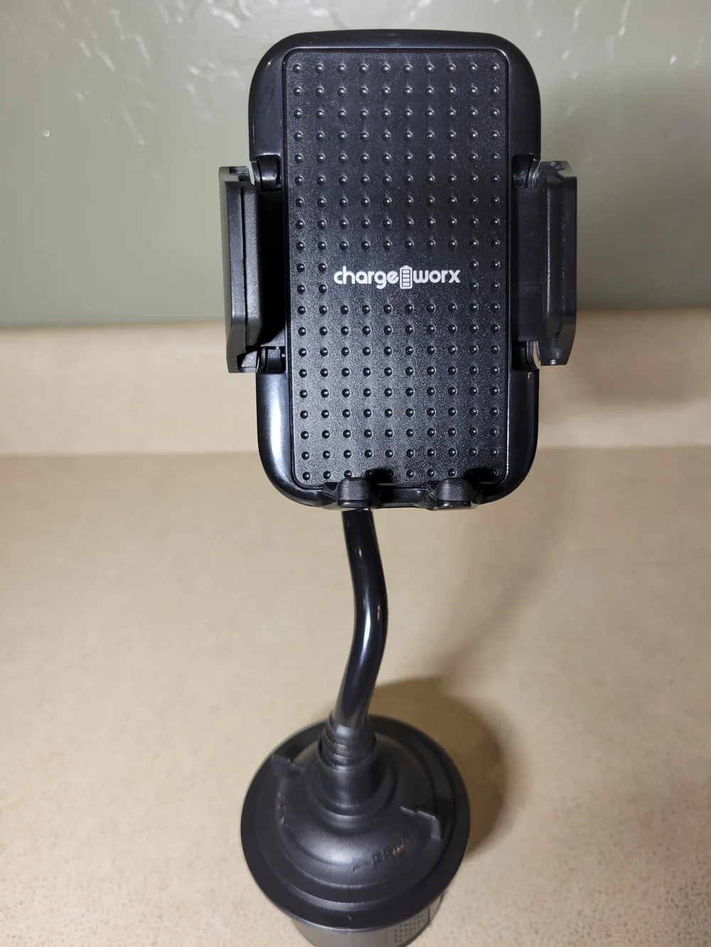 Chargeworx Gooseneck Car  Cup Holder Phone Mount